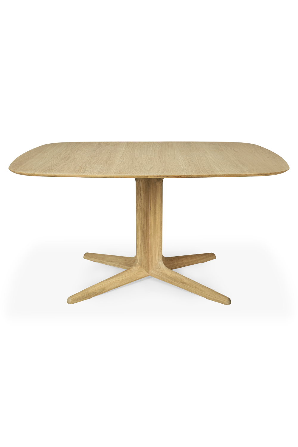 Central-Footed Oak Dining Table | Ethnicraft Corto | Oroa.com