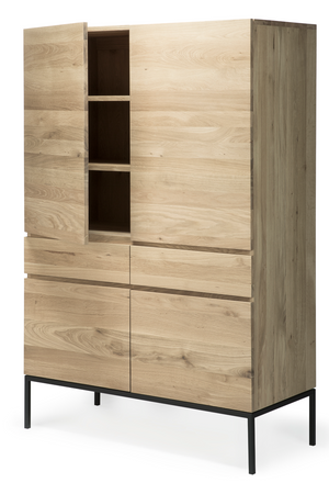 Oiled Oak Storage Cabinet | Ethnicraft Ligna | Oroa.com