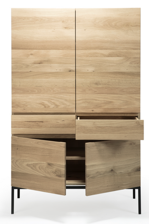 Oiled Oak Storage Cabinet | Ethnicraft Ligna | Oroa.com
