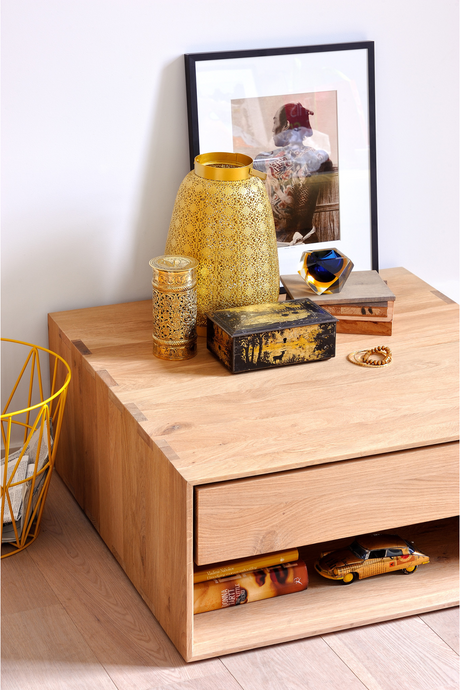   Solid Oak Nightstand | Oroa.com