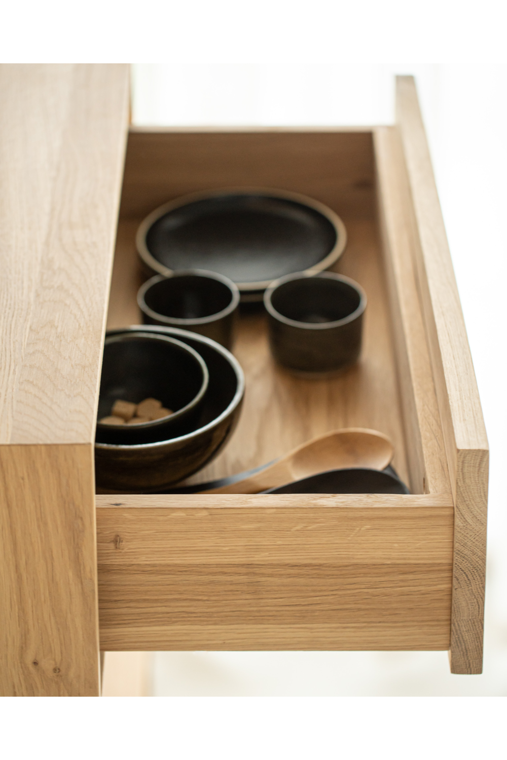 Solid Oak Nightstand | Ethnicraft Nordic II | OROA.com