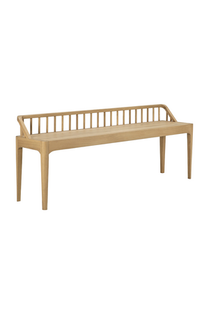Modern Nordic Oak Bench | Ethnicraft Spindle | Oroa.com