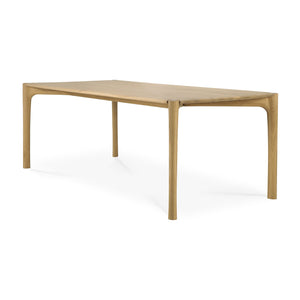 Natural Oak Modern Dining Table | Ethnicraft PI | Oroa.com
