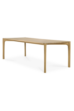 Natural Oak Modern Dining Table | Ethnicraft PI | Oroa.com