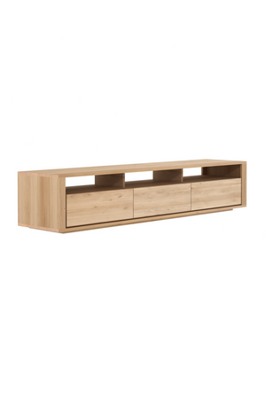 Solid Oak Japandi Media Unit | Ethnicraft Shadow | OROA