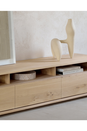 Solid Oak Japandi Media Unit | Ethnicraft Shadow | OROA