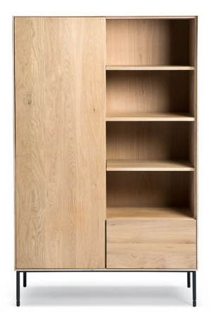 1-Door Oak Wood Cabinet | Ethnicraft Whitebird | OROA