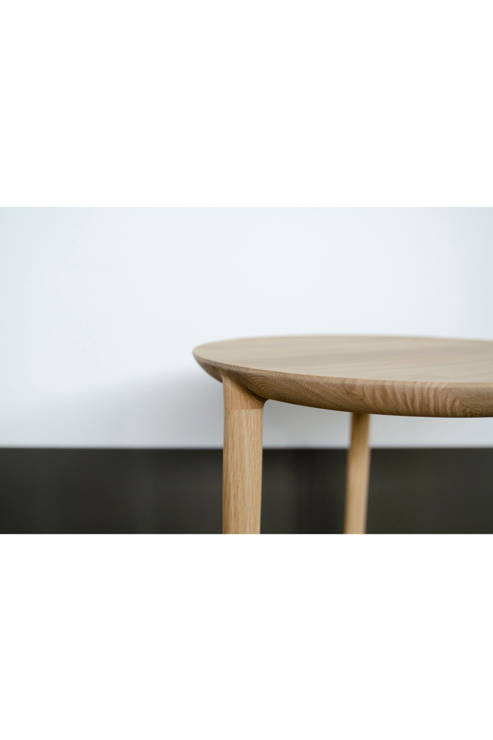 Circular Tiered Oak Side Table | Ethnicraft Bok | Oroa.com