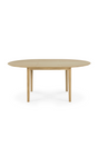Oak Extendable Round Dining Table | Ethnicraft Bok | Oroa.com