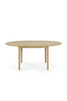 Oak Extendable Round Dining Table | Ethnicraft Bok | Oroa.com
