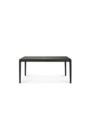 Extendable Black Oak Dining Table | Ethnicraft Bok | Oroa.com