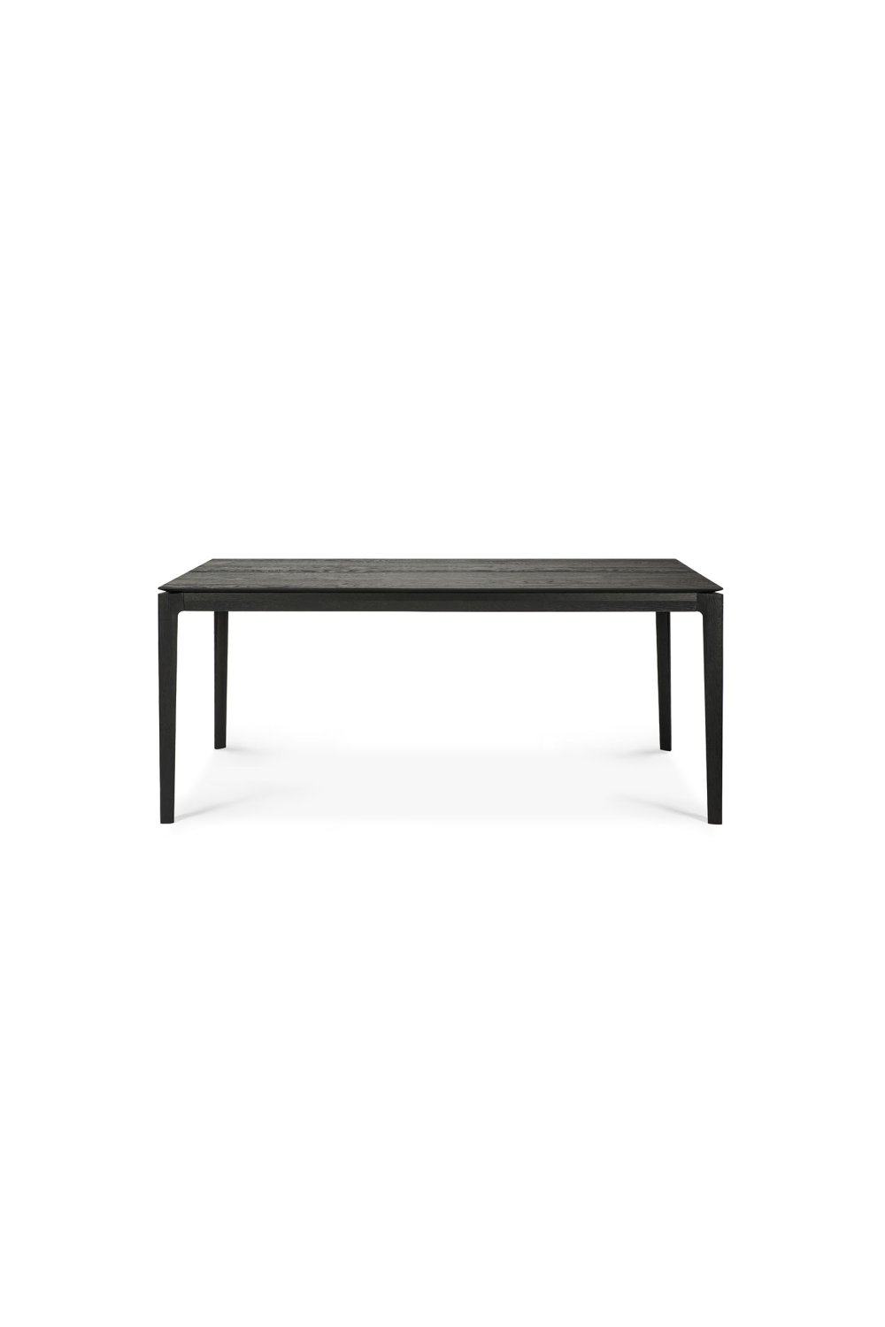 Extendable Black Oak Dining Table | Ethnicraft Bok | Oroa.com