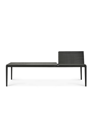 Extendable Black Oak Dining Table | Ethnicraft Bok | Oroa.com