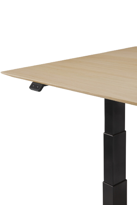 Oak Adjustable Desk L | Ethnicraft Bok | Oroa.com