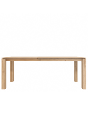 Oiled Oak Extendable Dining Table | Ethnicraft Slice | OROA.com