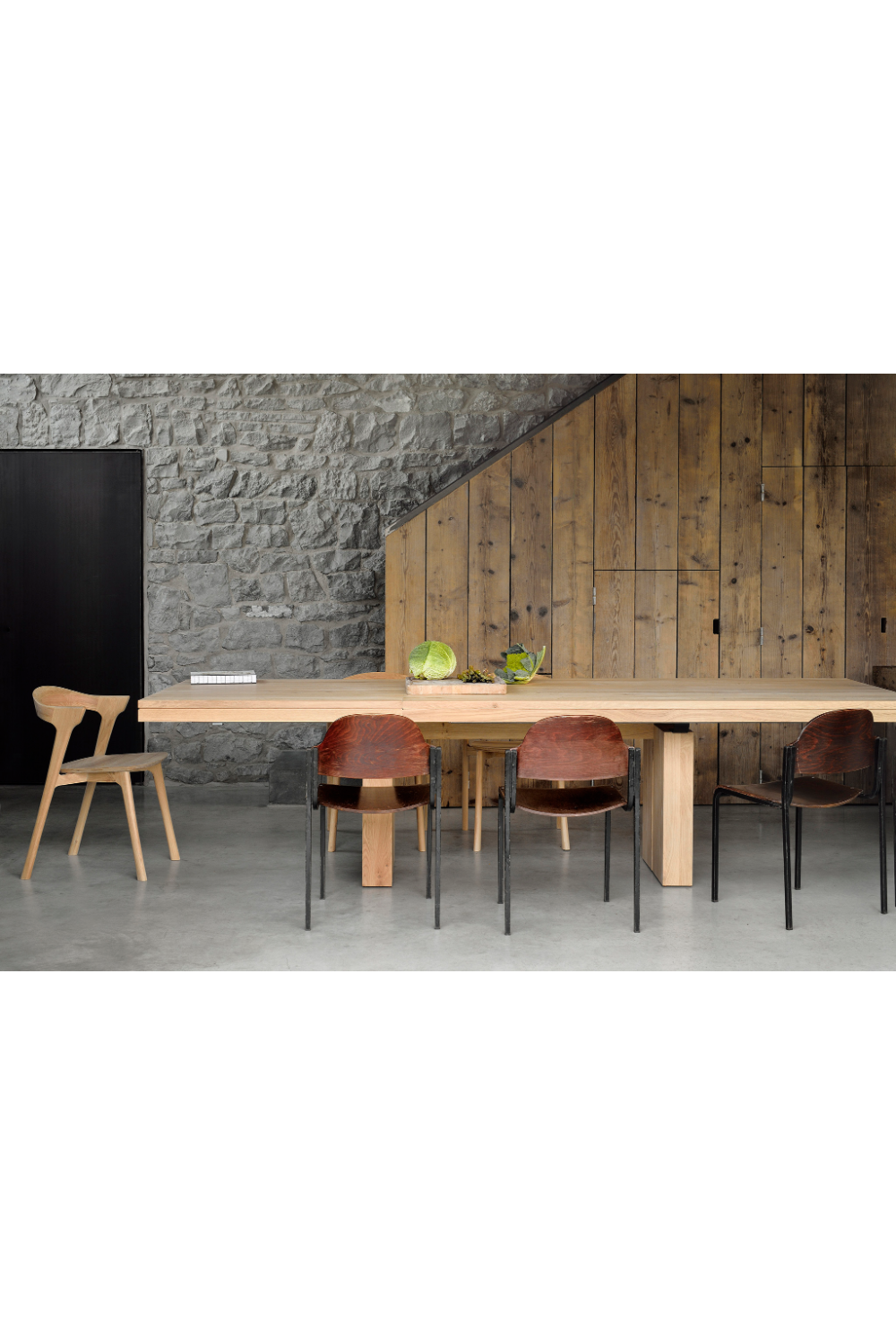 Scandinavian Extendable Oak Dining Table  | Ethnicraft Double | Oroa.com