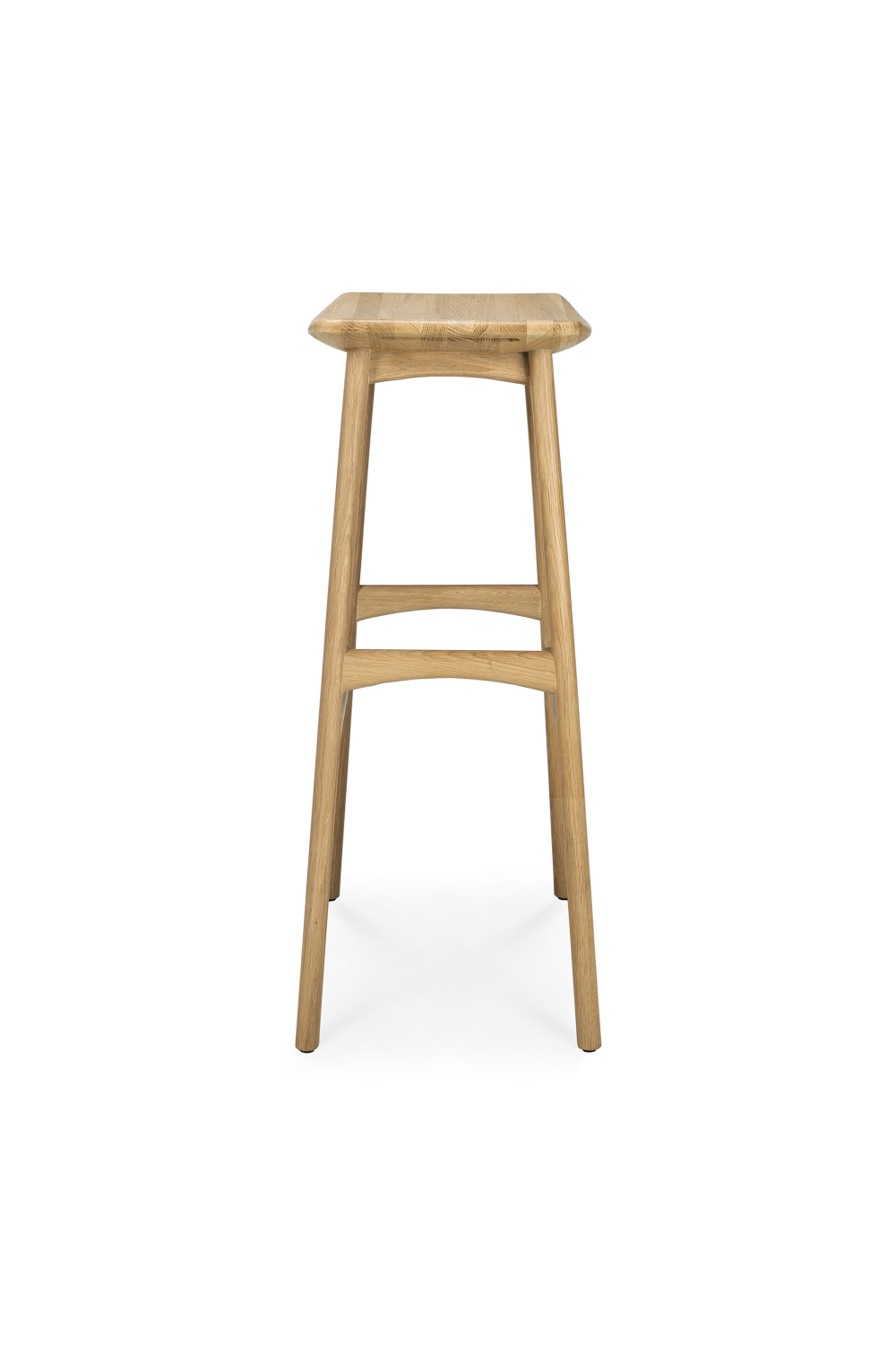 Oak Backless Bar Stool Ethnicraft Osso