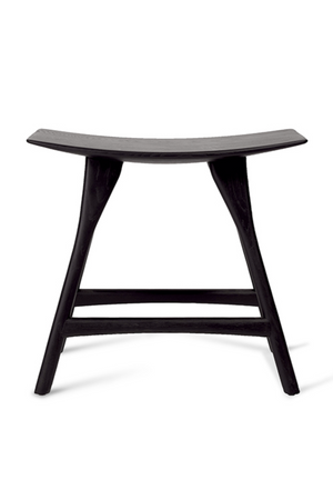 Black Oak Accent Stool | Ethnicraft Osso | Oroa.com