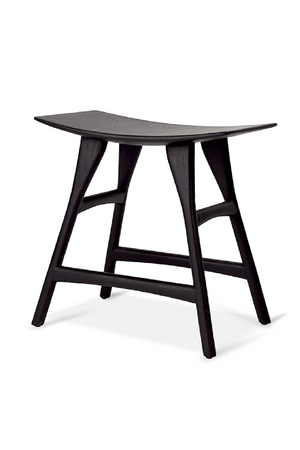 Black Oak Accent Stool | Ethnicraft Osso | Oroa.com