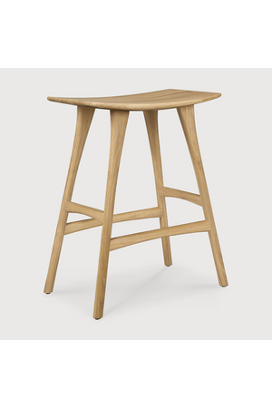Modern Oak Counter Stool | Ethnicraft Osso | Oroa.com