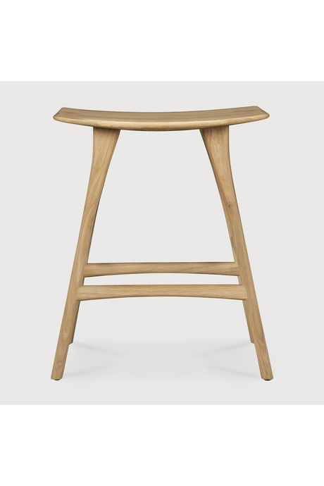 Modern Oak Counter Stool | Ethnicraft Osso | Oroa.com