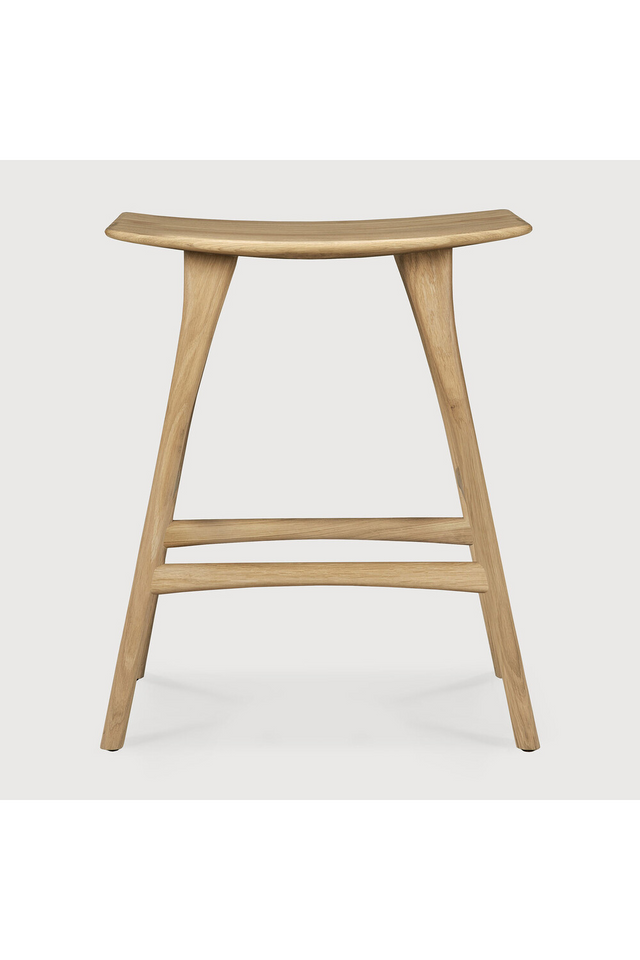 Modern Oak Counter Stool | Ethnicraft Osso | Oroa.com