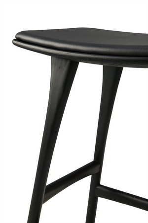 Classic Black Oak Counter Stool | Ethnicraft Osso | Oroa.com