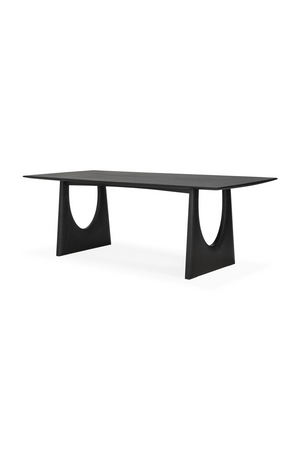 Black Oak Modern Dining Table | Ethnicraft Geometric | Oroa.com