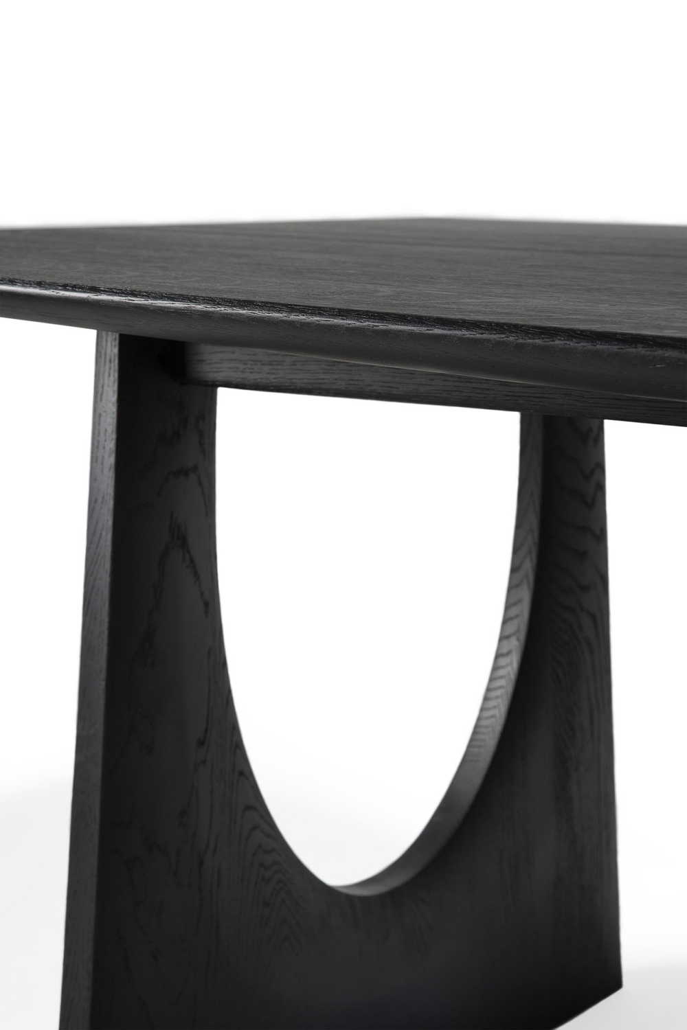 Black Oak Modern Dining Table | Ethnicraft Geometric | Oroa.com