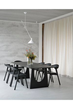 Black Oak Modern Dining Table | Ethnicraft Geometric | Oroa.com