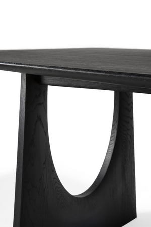 Black Oak Modern Dining Table | Ethnicraft Geometric | Oroa.com