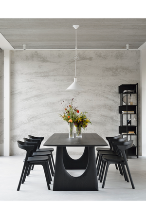 Black Oak Modern Dining Table | Ethnicraft Geometric | Oroa.com