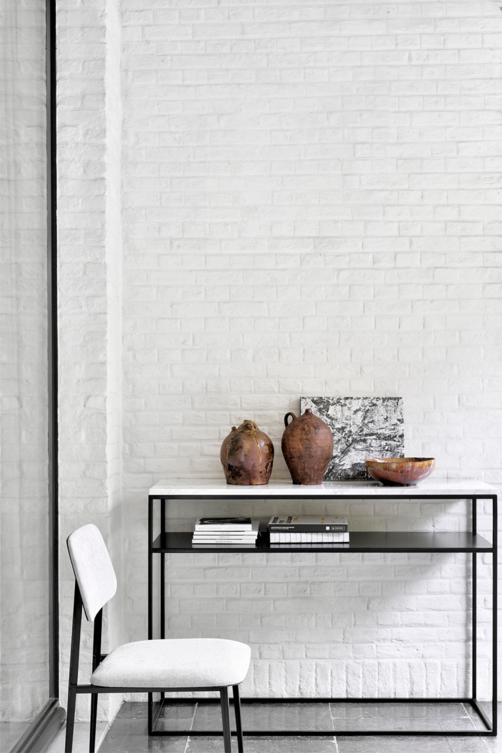 Marble 2-Level Console Table | Ethnicraft Stone | Oroa.com