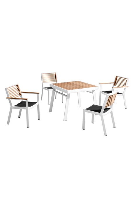   White Outdoor Dining Table | Oroa.com