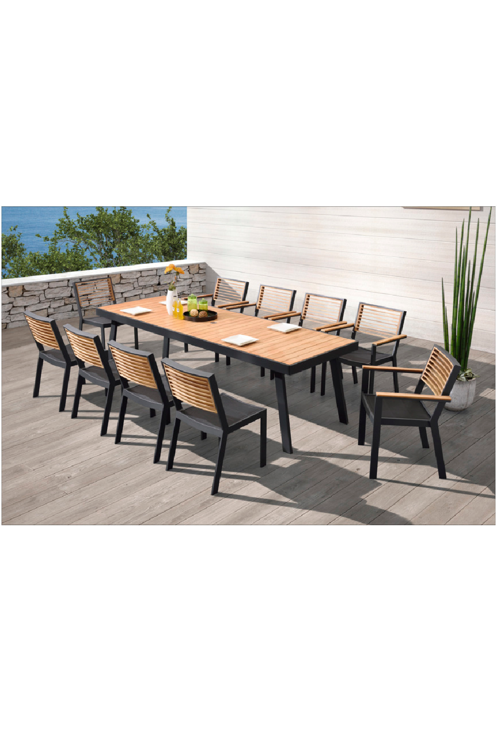 Outdoor 10-Seating Dining Set | Higold York | Oroa.com