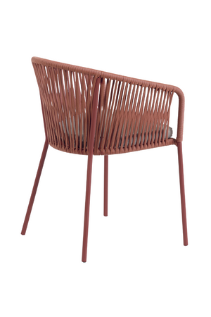 Handwoven Cord Curved Outdoor Chairs (4) | La Forma Yanet | Oroatrade.com
