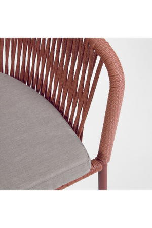 Handwoven Cord Curved Outdoor Chairs (4) | La Forma Yanet | Oroatrade.com