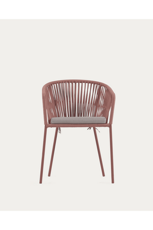 Handwoven Cord Curved Outdoor Chairs (4) | La Forma Yanet | Oroatrade.com