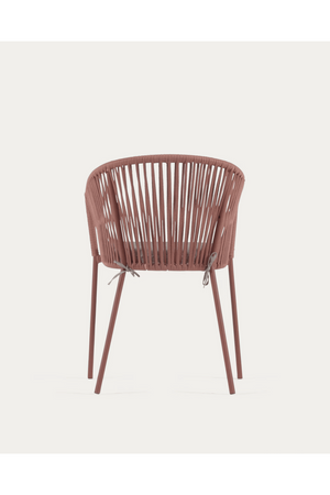 Handwoven Cord Curved Outdoor Chairs (4) | La Forma Yanet | Oroatrade.com