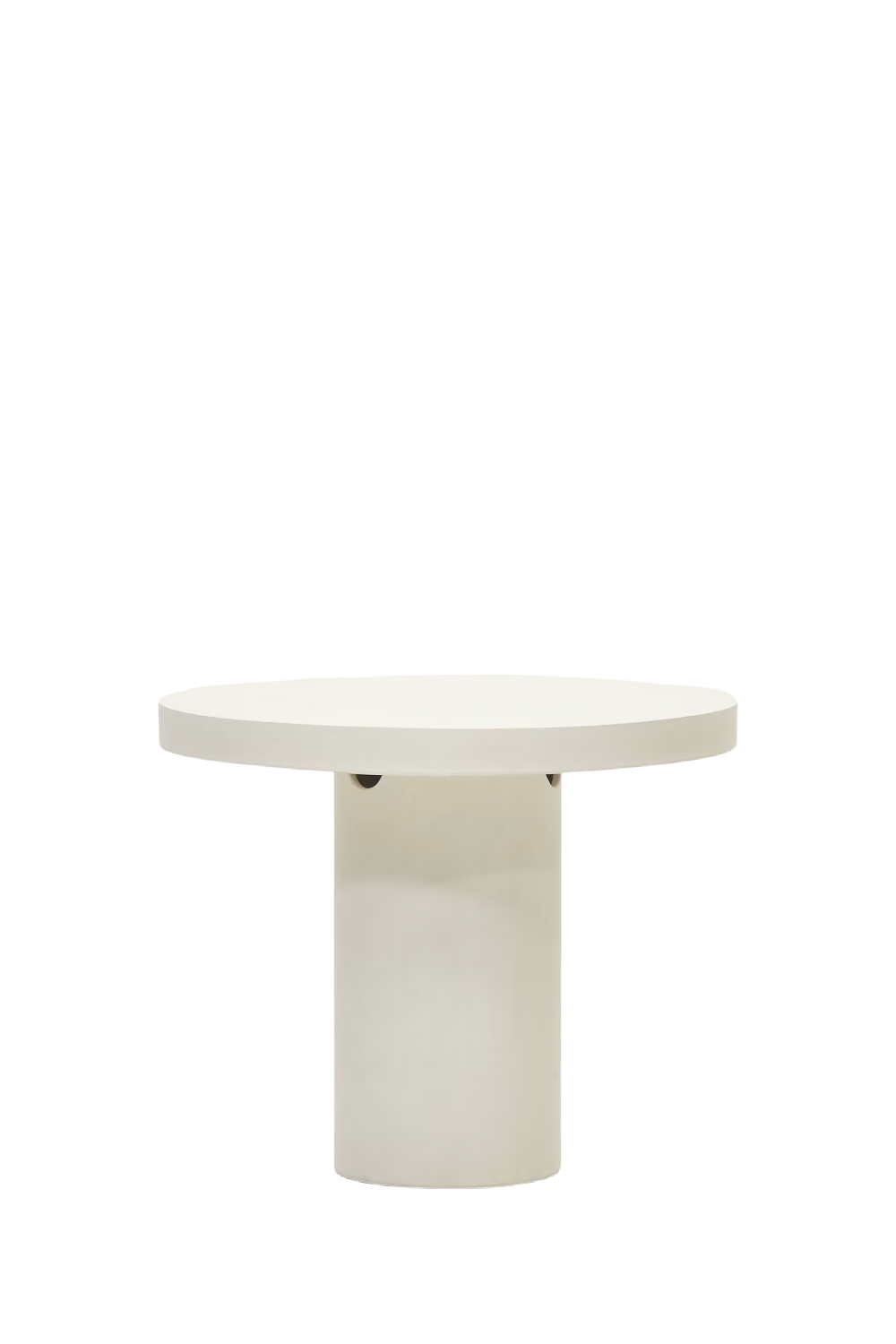 White Cement Round Table | La Forma Aiguablava | Oroa.com