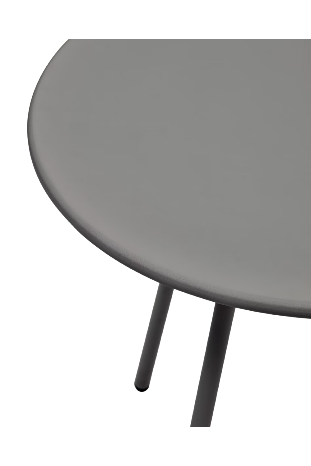 Round Steel Outdoor Table | La Forma Montjoi | Oroa.com