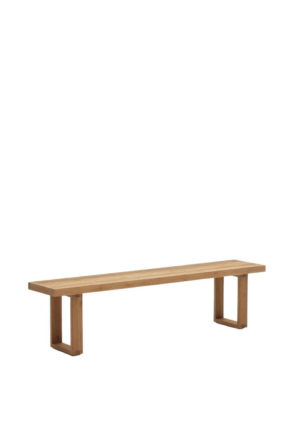 Solid Teak Outdoor Bench La Forma Canadell OROA