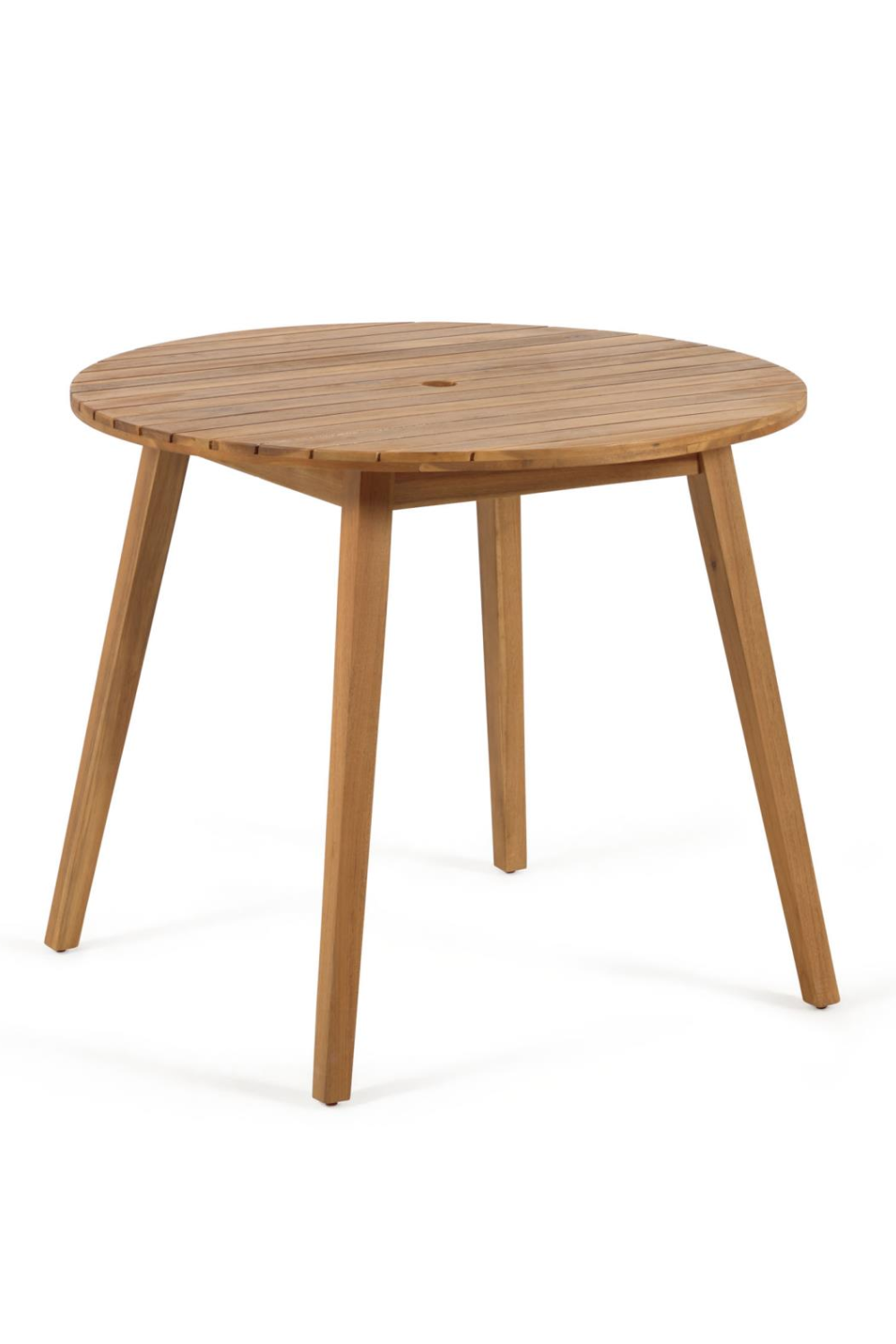 Round Wooden Outdoor Table | La Forma Vilma | Oroa.com