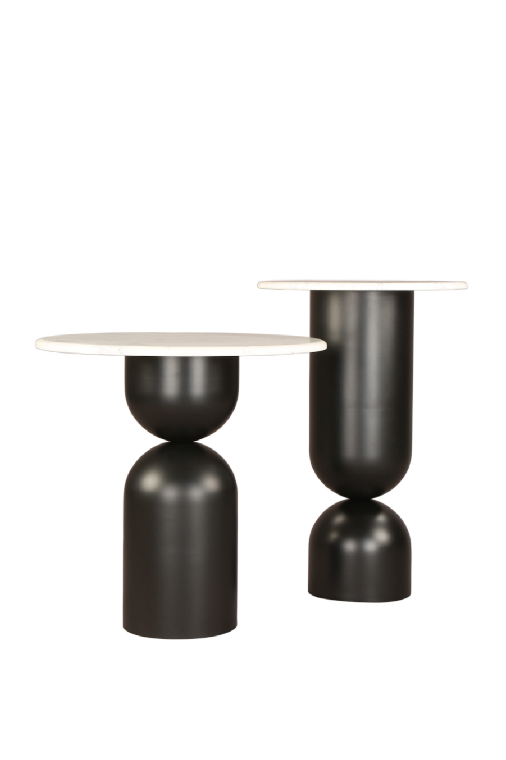 White Marble Side Table set of 2 | Liang & Eimil Babel | OROA