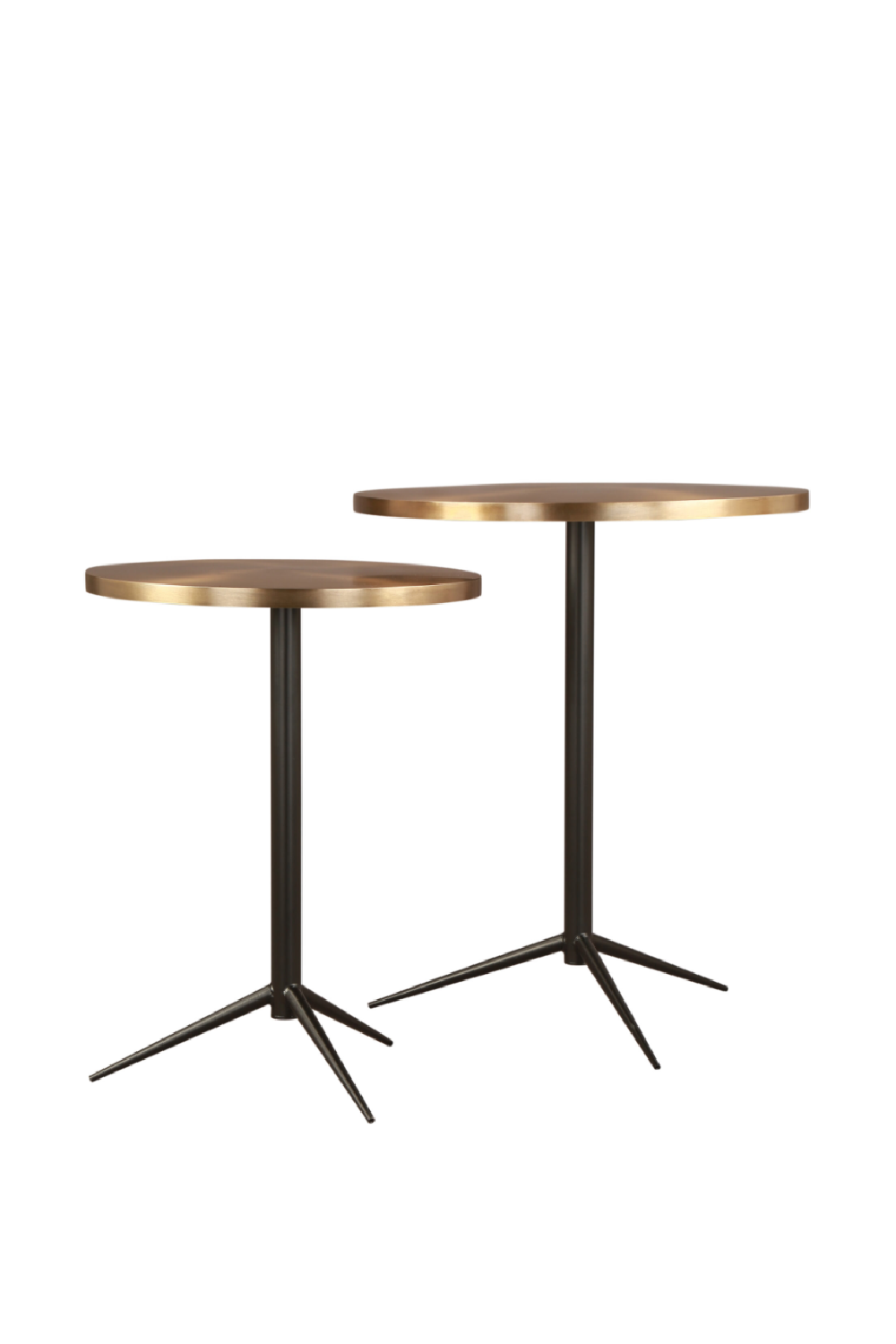 Round Brass Nesting Side Tables | Liang & Eimil Antigua | OROA
