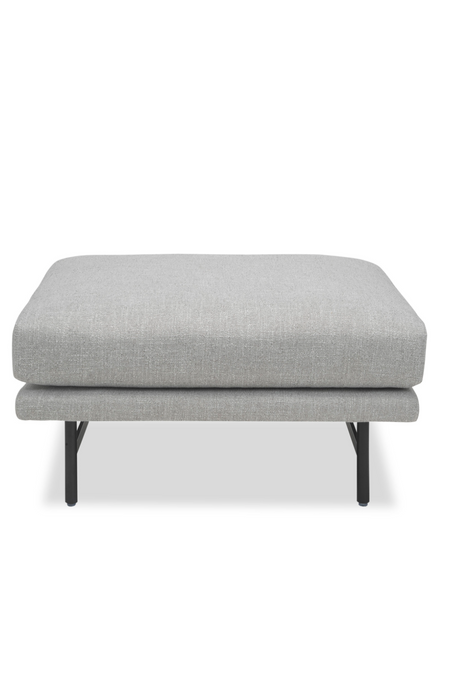 Light Gray Upholstered Ottoman | Liang & Eimil Mossi | Oroa.com