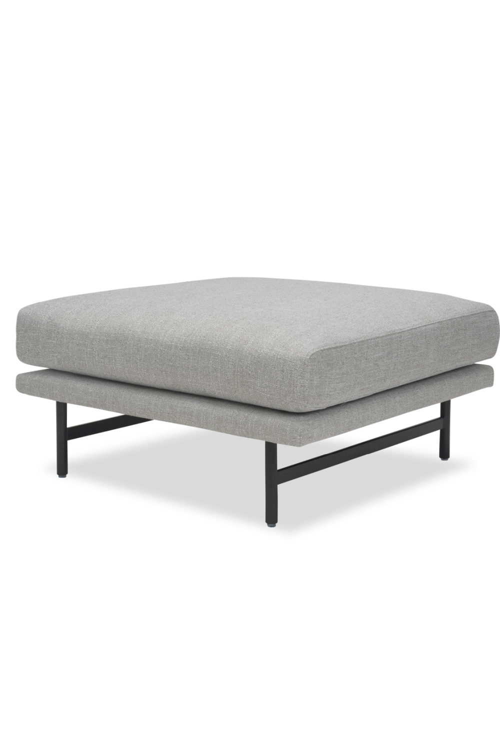 Light Gray Upholstered Ottoman | Liang & Eimil Mossi | Oroa.com