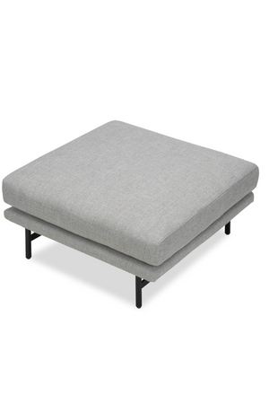 Light Gray Upholstered Ottoman | Liang & Eimil Mossi | Oroa.com