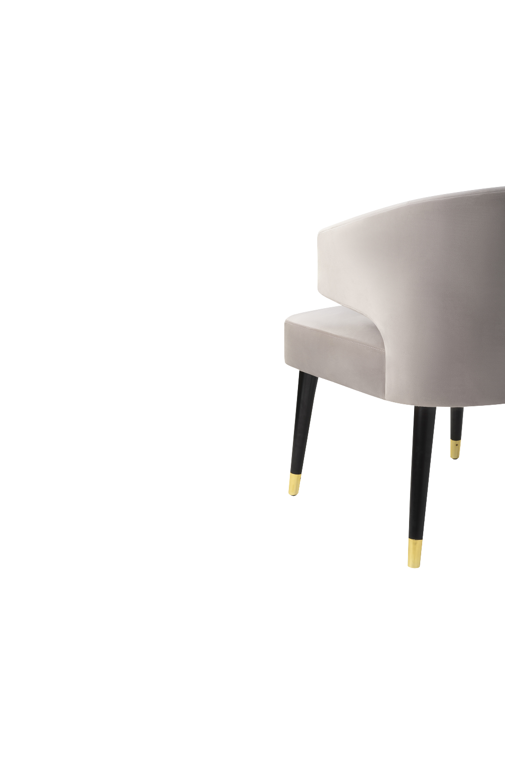 Limestone Velvet Upholstered Dining Chair | Liang & Eimil Mia | OROA