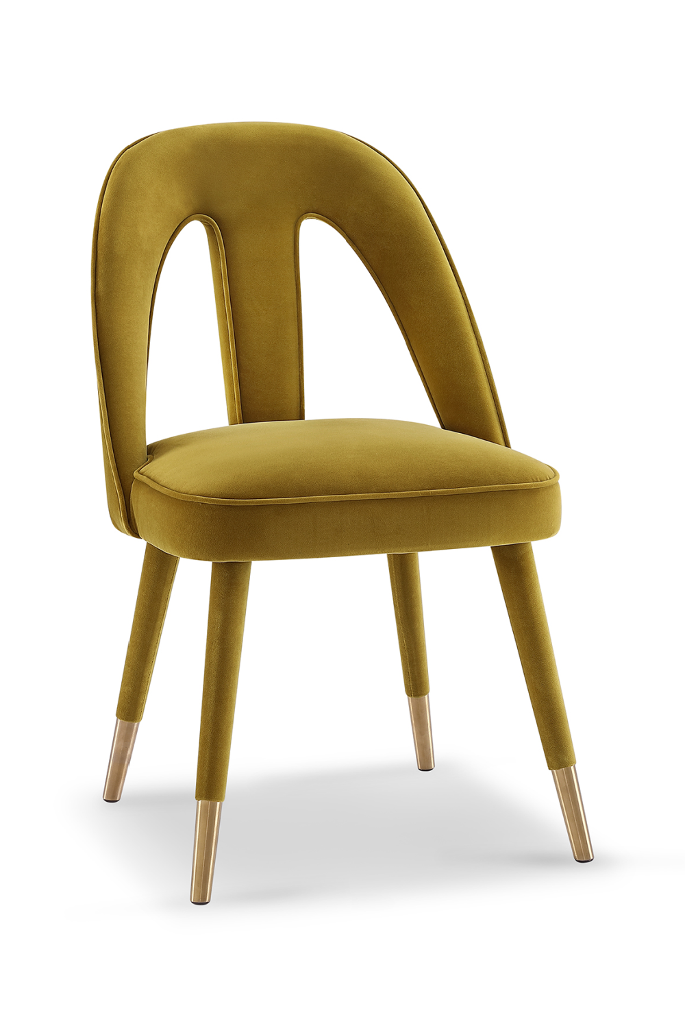 Mustard Velvet Dining Chair | Liang & Eimil Pigalle  | OROA.com